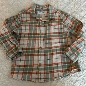Zara flannel bottom down